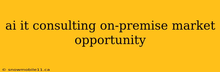 ai it consulting on-premise market opportunity