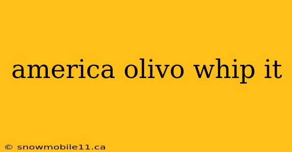 america olivo whip it