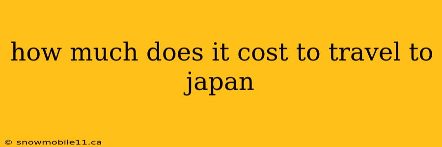 how much does it cost to travel to japan