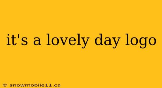 it's a lovely day logo