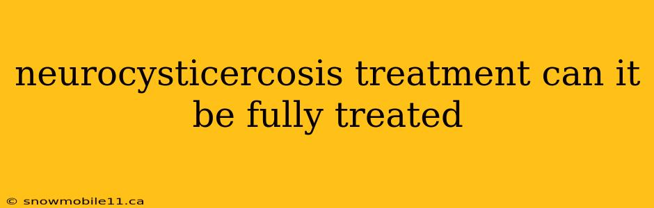 neurocysticercosis treatment can it be fully treated