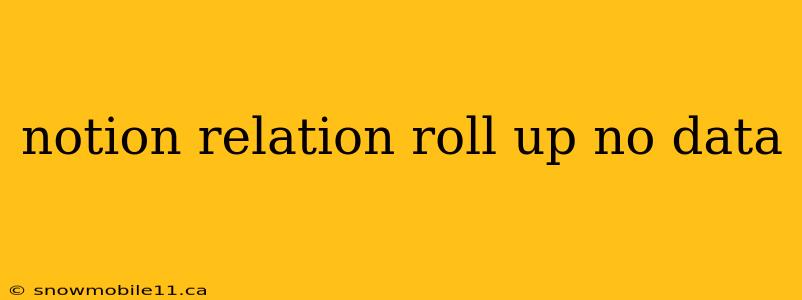 notion relation roll up no data