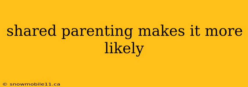 shared parenting makes it more likely